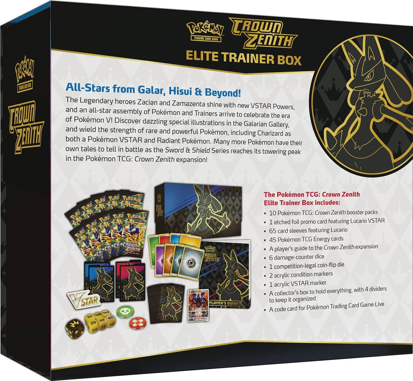 Pokémon TCG: Sword & Shield Crown Zenith Elite Trainer Box (ETB)