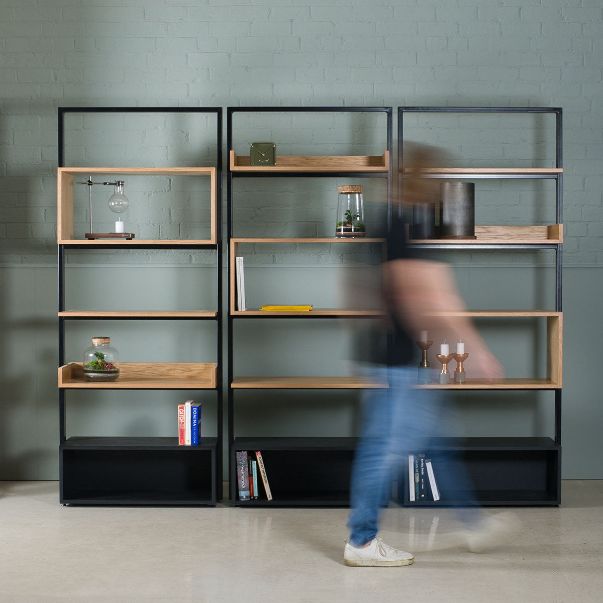 Oak Shelving Units, Iva