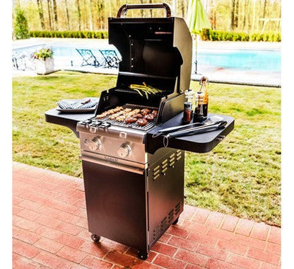 Deluxe Black 2-Burner Grill