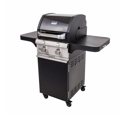 Deluxe Black 2-Burner Grill
