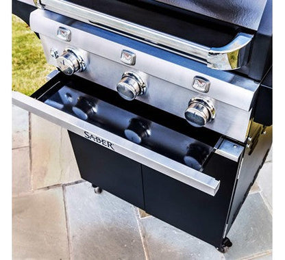 Deluxe Black 3-Burner Grill