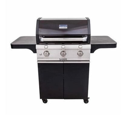 Deluxe Black 3-Burner Grill