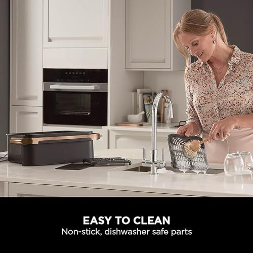 Air Fryer, Dual Zone with Removable Divider, Large 10.4L Drawer, 7-in-1