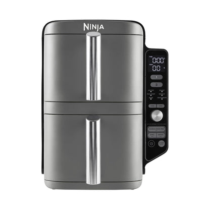 XL Air Fryer, Vertical Dual Drawer AirFryer with 4 cooking levels