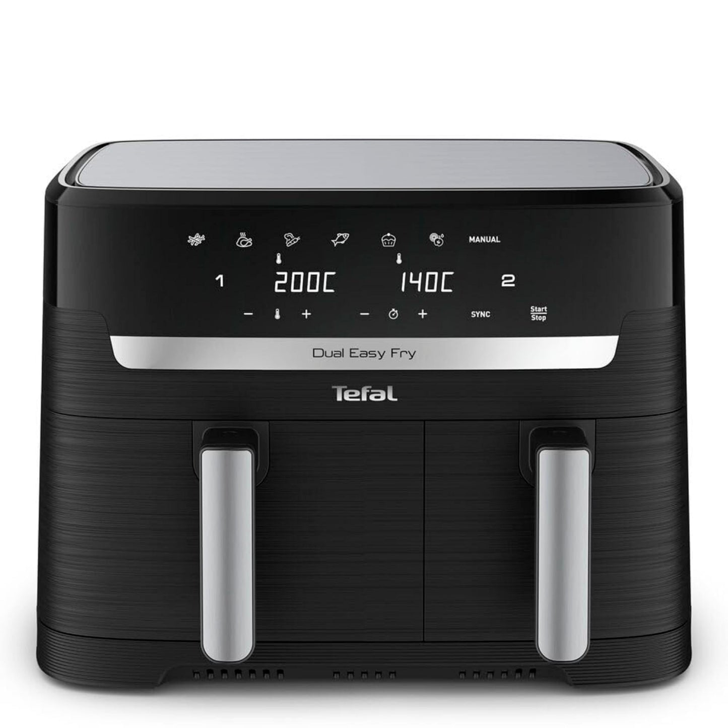 Dual Zone Digital Air Fryer, 2 Drawers, 8.3L, 8-in-1