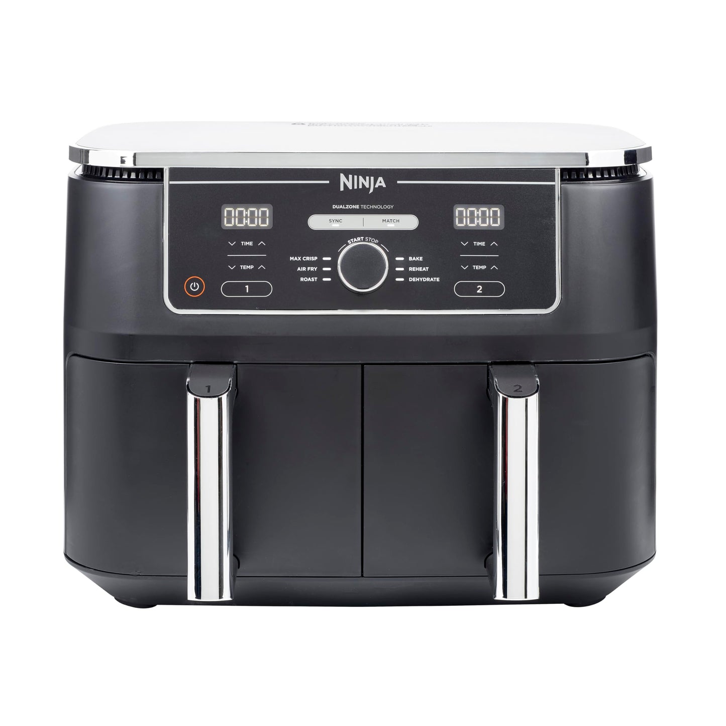 MAX Dual Zone Digital Air Fryer, 2 Drawers, 9.5L, 6-in-1