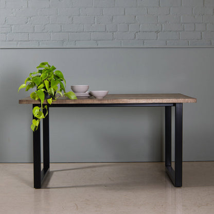 Dark Wood Dining Table, Reko