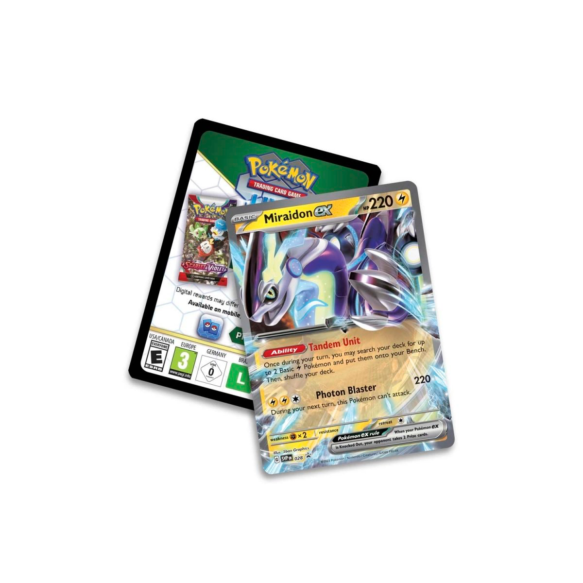 Pokémon TCG: Paldean Legends Tin - Miraidon ex