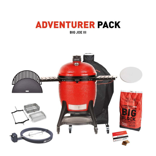 Big Joe III Charcoal Grill With Adventurer Pack