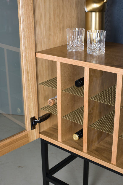 Oak Drinks Cabinet