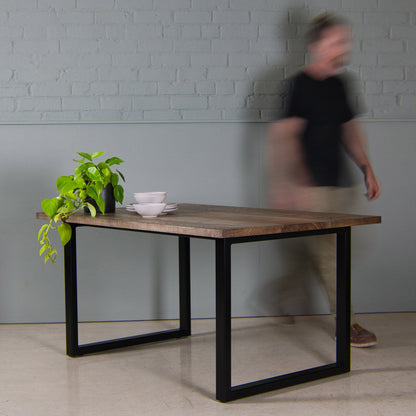 Dark Wood Dining Table, Reko