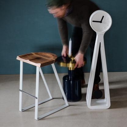 Walnut Counter Stool, Angle