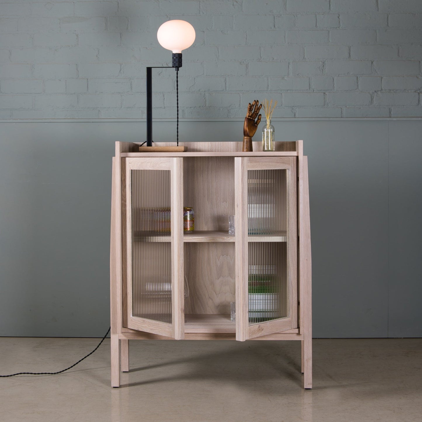 Reeded Glass Cabinet, Muto