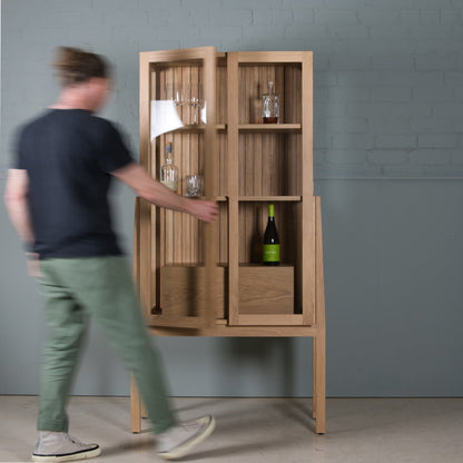 Oak Display Cabinet, Neko
