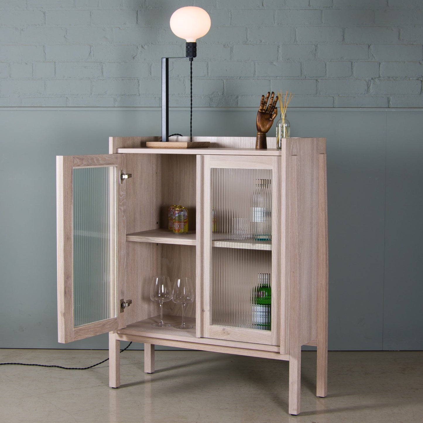 Reeded Glass Cabinet, Muto
