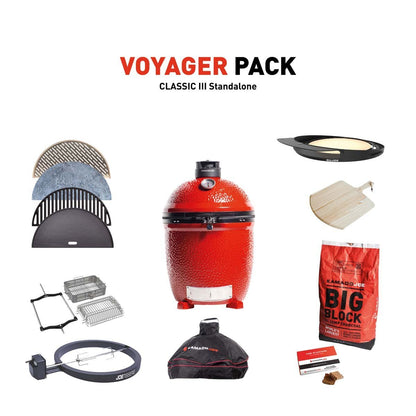 Classic III Stand Alone Charcoal Grill With Voyager Pack