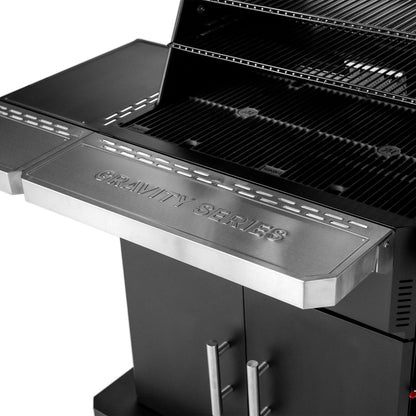 1150 Gravity Fed Charcoal BBQ Grill and Smoker