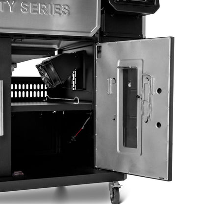 1150 Gravity Fed Charcoal BBQ Grill and Smoker