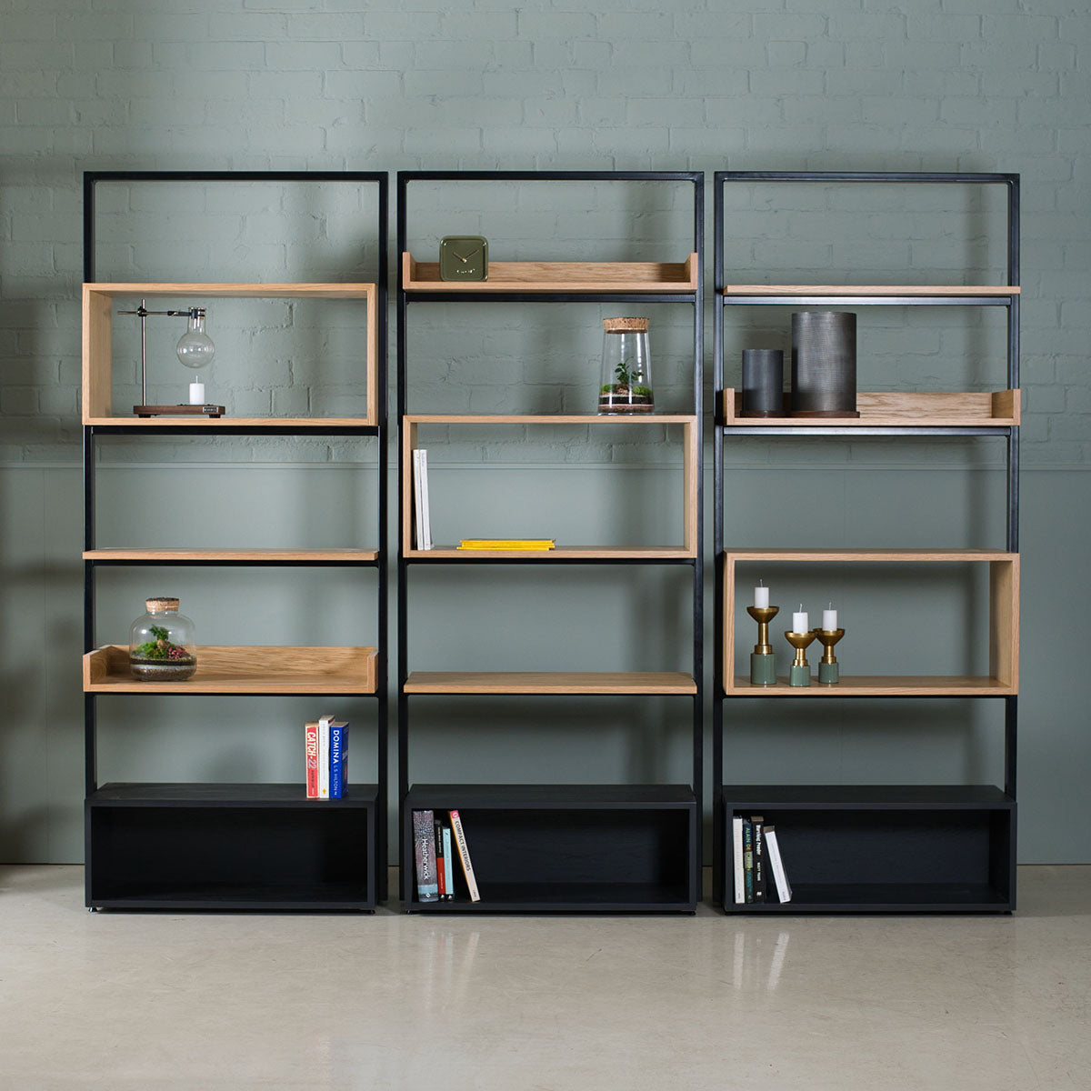 Oak Shelving Units, Iva