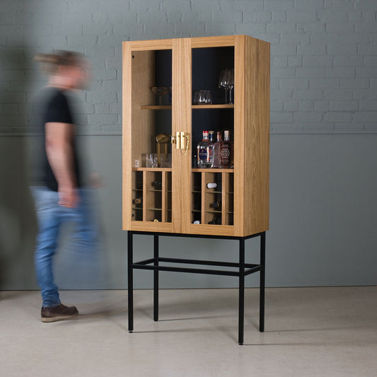 Oak Drinks Cabinet