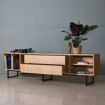 Oak Record Player Cabinet, Arte