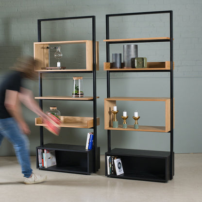 Oak Shelving Units, Iva