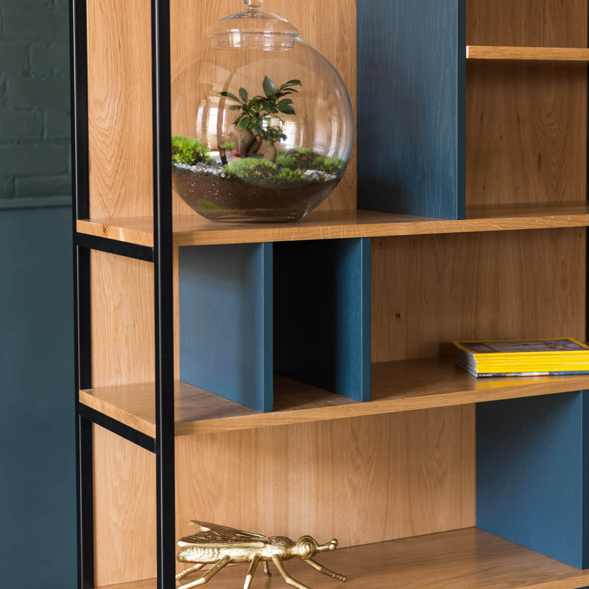 Oak Shelving Unit, Hague