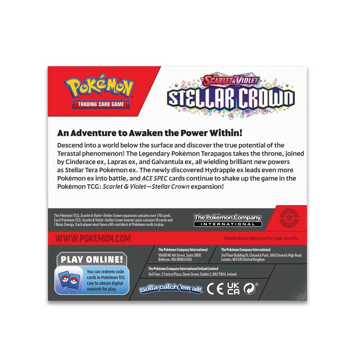 Pokémon TCG: Scarlet & Violet 7 - Stellar Crown Booster Box