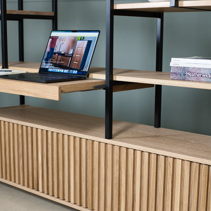 Workstation Oak Desk, Frame
