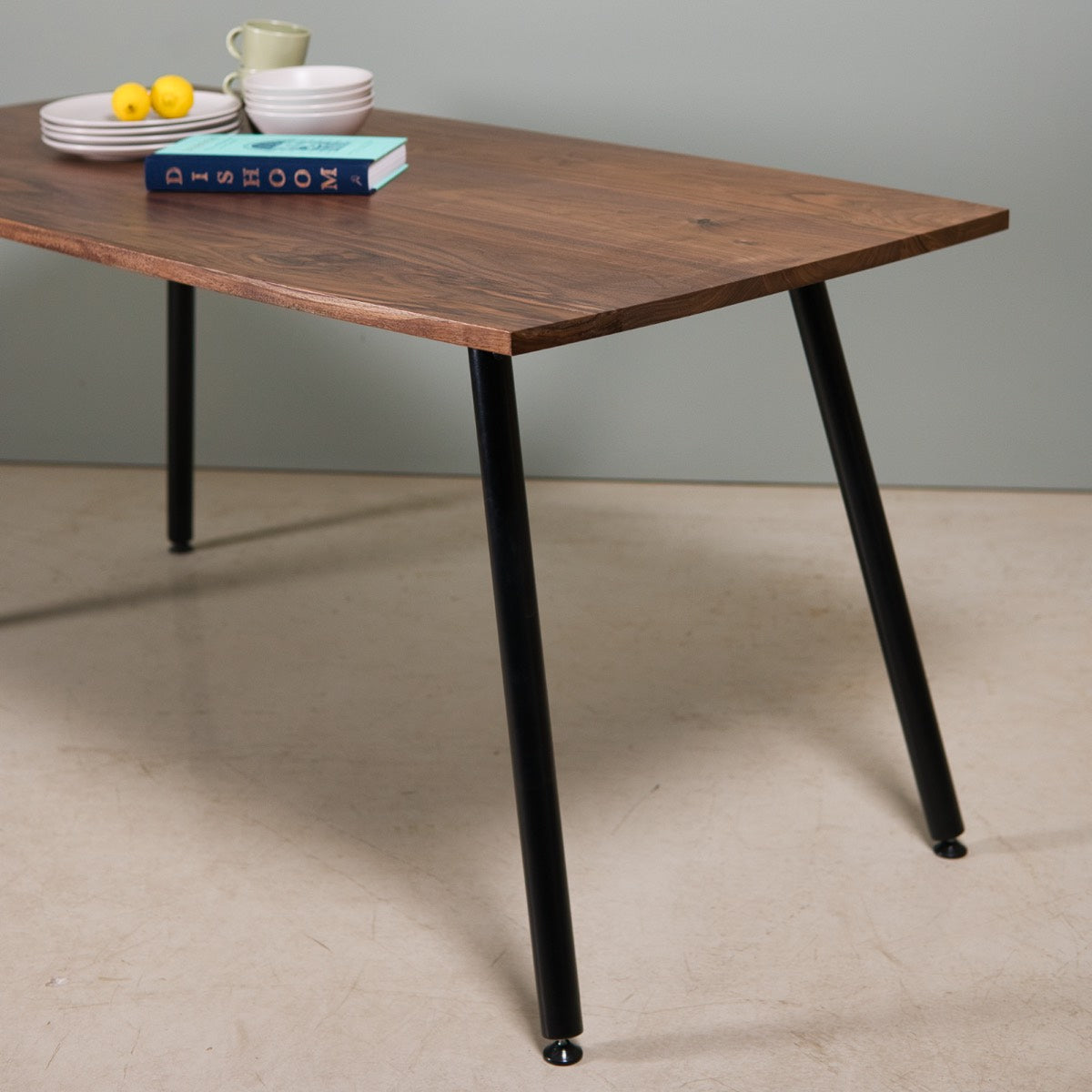 Walnut Dining Table, Dua