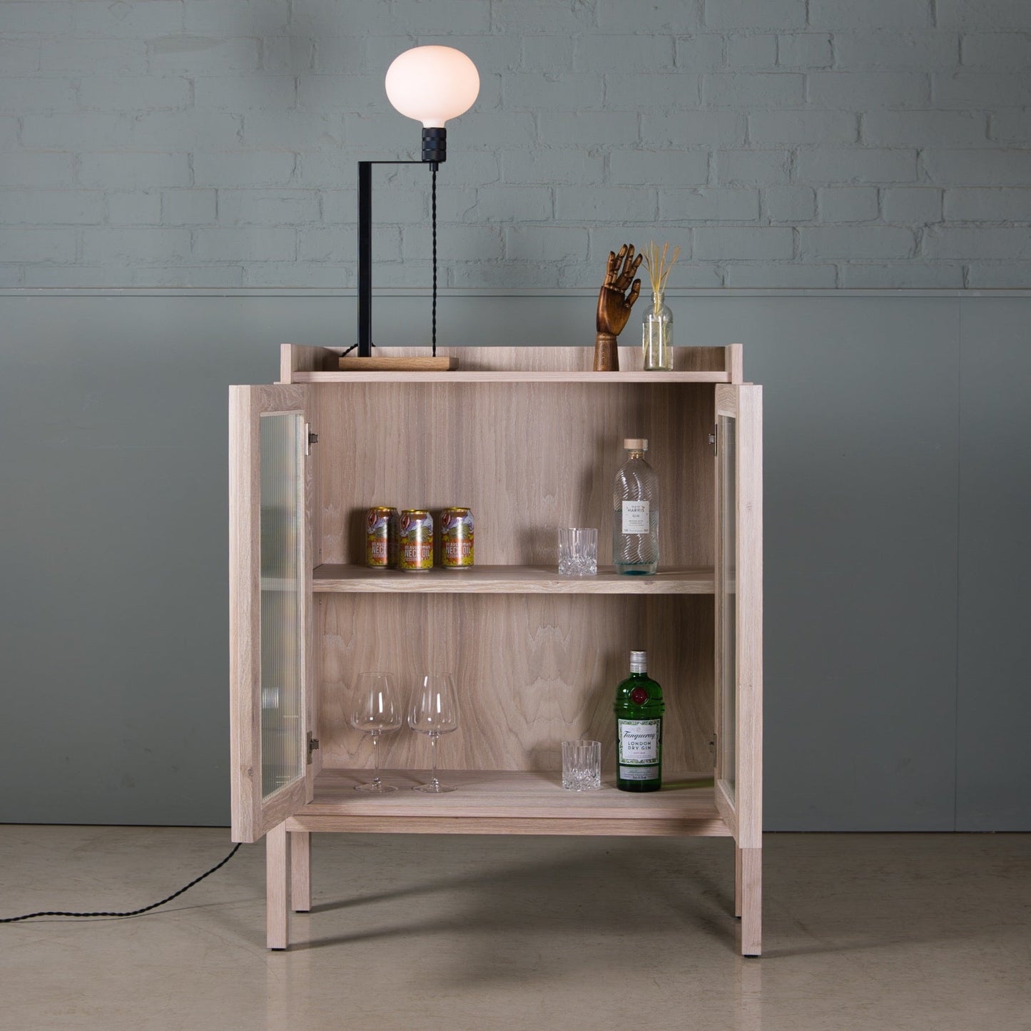 Reeded Glass Cabinet, Muto