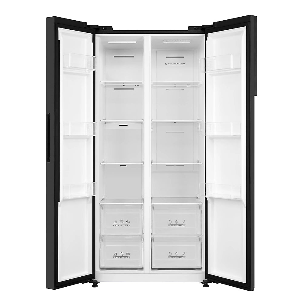 Fridge Freezer CSBS460BK 460L Side-by-Side  – Black