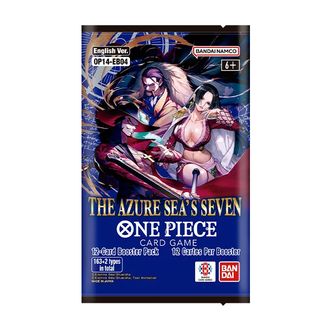 One Piece Card Game: OP14 EB04 The Azure Sea's Seven Booster Box