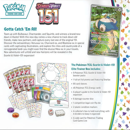 Pokémon TCG: Scarlet & Violet - 151 Elite Trainer Box ETB
