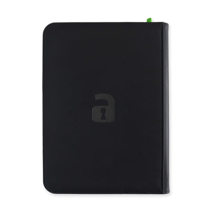 VaultX - Zip Binder – 9-Pocket | 360 Card Exo-Tec® Zip-Up - Black