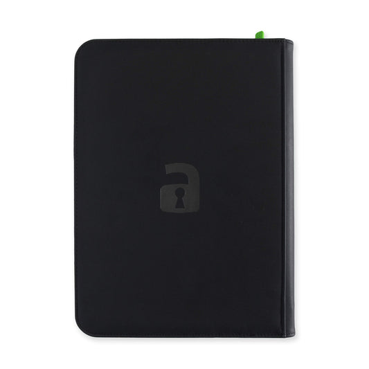 VaultX - Zip Binder – 9-Pocket | 360 Card Exo-Tec® Zip-Up - Black